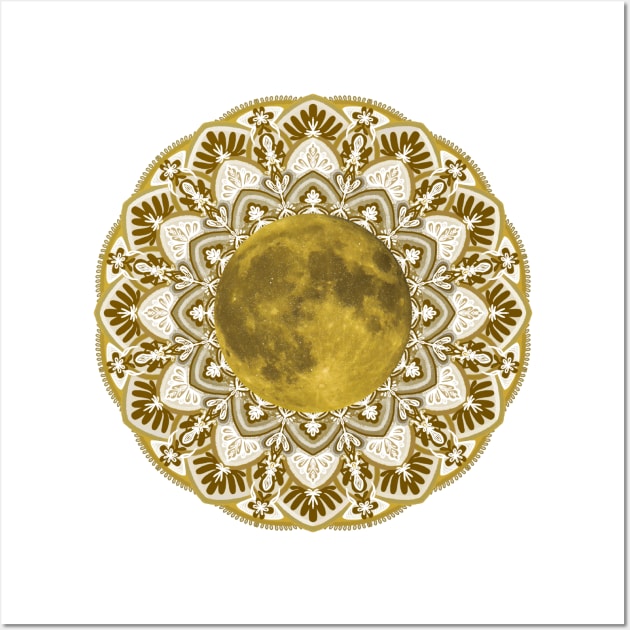 Sun Mandala Wall Art by artbysavi